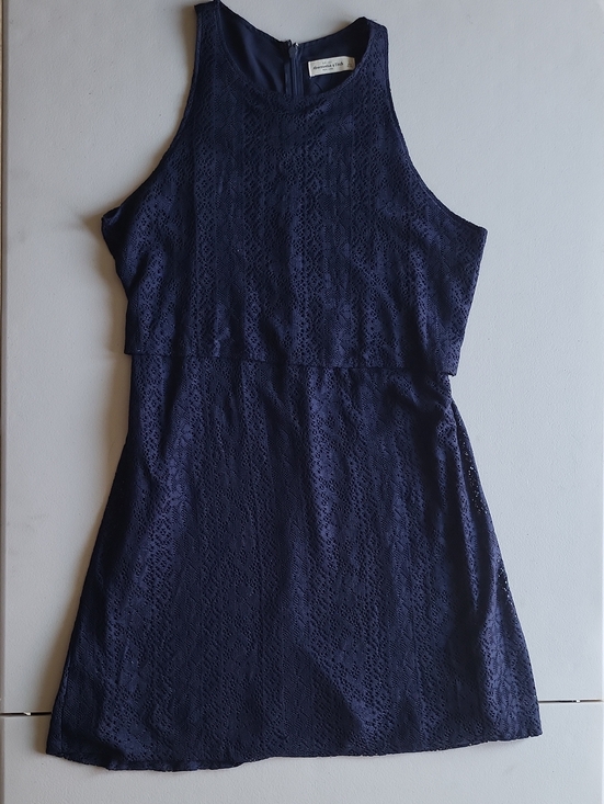 Abercrombie & Fitch Dresses & Skirts - Abercrombie & Fitch Navy Lace Sleeveless Dress